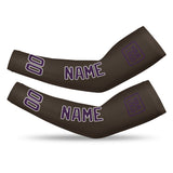 Custom Brown Purple Arm Sleeve