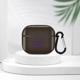 Custom Brown Purple AirPods Case (3rd Generation)