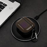 Custom Brown Purple AirPods Case (3rd Generation)