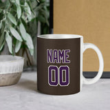 Custom Brown Purple Mug