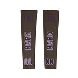 Custom Brown Purple Arm Sleeve