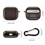 Custom Brown Purple AirPods Case (3rd Generation)