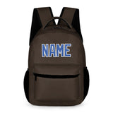 Custom Brown Sky Blue Kids Backpack