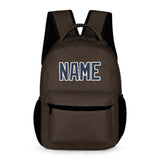 Custom Brown Blue Kids Backpack