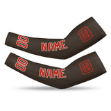 Custom Brown Orange Red Arm Sleeve