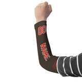 Custom Brown Orange Red Arm Sleeve