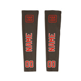 Custom Brown Orange Red Arm Sleeve