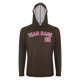 Custom Brown Pink UV-Hoodie
