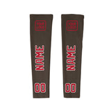 Custom Brown Red Arm Sleeve