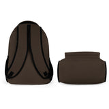 Custom Brown Black Kids Backpack