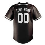 Custom Brown & White Colors Design Sports Baseball Jersey