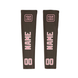 Custom Brown Light Pink Arm Sleeve
