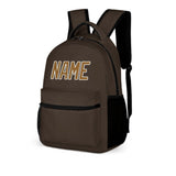 Custom Brown Khaki Kids Backpack