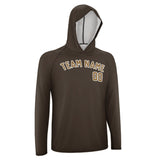 Custom Brown Khaki UV-Hoodie
