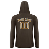 Custom Brown Khaki UV-Hoodie