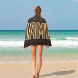 Custom Brown Khaki Beach Towel