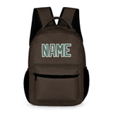 Custom Brown Blue Green Kids Backpack