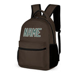Custom Brown Blue Green Kids Backpack