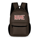 Custom Brown Copper Rose Kids Backpack
