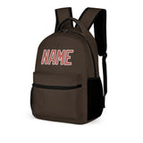 Custom Brown Copper Rose Kids Backpack