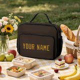 Custom Brown Yellow Lunch Bag
