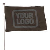 Custom Brown Dark Grey Flag