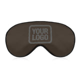 Custom Brown Dark Grey Sleep Mask