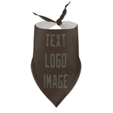 Custom Brown Dark Grey Pet Scarf