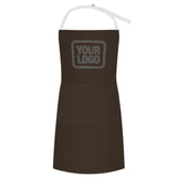 Custom Brown Dark Grey Apron