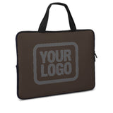 Custom Brown Dark Grey Laptop Bag