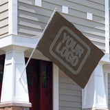Custom Brown Dark Grey Flag