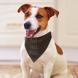 Custom Brown Dark Grey Pet Scarf