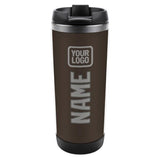 Custom Brown Gray Stainless Steel Water Cup