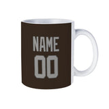 Custom Brown Gray Mug