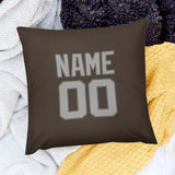 Custom Brown Gray Pillowcase