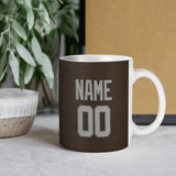 Custom Brown Gray Mug