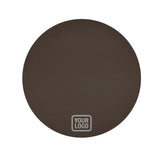 Custom Brown Gray Round Table Cloth