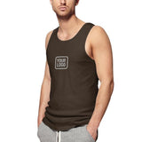 Custom Brown Gray Men's Tank Top
