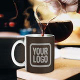 Custom Brown Gray Mug