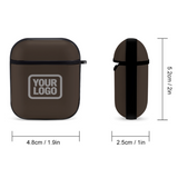 Custom Brown Gray AirPods Case