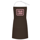 Custom Brown Light Pink Apron