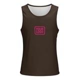 Custom Brown Pink Men's Tank Top
