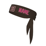 Custom Brown Pink Headband