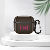 Custom Brown Pink AirPods Case (3rd Generation)