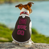 Custom Brown Pink Pet Vest