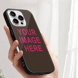 Custom Brown Pink Phone Case