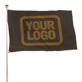 Custom Brown Khaki Flag