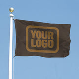Custom Brown Khaki Flag