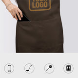Custom Brown Khaki Apron