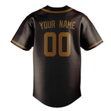 Custom Brown & Khaki Colors Design Sports Baseball Jersey